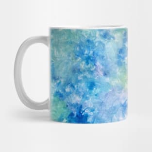 Watercolor Blue Pattern watercolour painting Mug